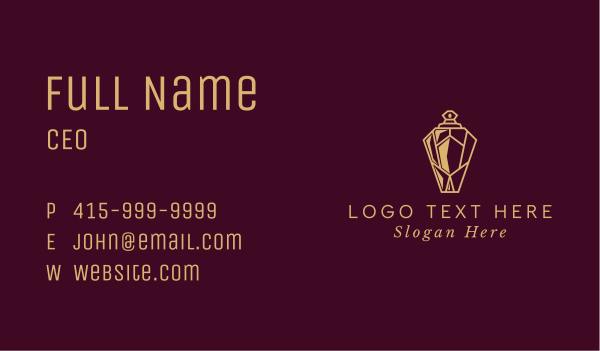 Luxury Perfume Scent  Business Card Design Image Preview