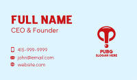 Red Exclamation Point  Business Card Image Preview