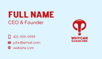 Red Exclamation Point  Business Card Image Preview