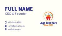 Colorful Sand Castle  Business Card Image Preview