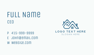 Wave Roof Renovation Business Card Image Preview