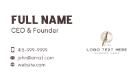 Calligraphy Signature Pen Business Card Design