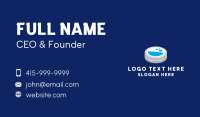 Laundry Cleaning Coin  Business Card Design