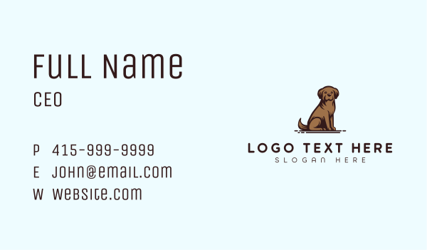 Smile Dog Care Business Card Design Image Preview