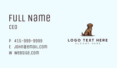 Smile Dog Care Business Card Image Preview