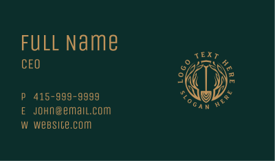 Lawn Care Shovel Gardening Business Card Image Preview
