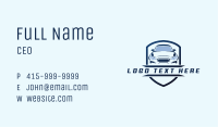 Automobile Sports Car Shield  Business Card Image Preview