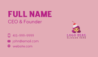 Cherry Sundae Girl Business Card Image Preview