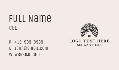 Leaf Garden Landscaping  Business Card Image Preview