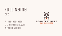 Husky Pet Dog Business Card Image Preview