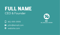 Teal Letter X Business Card Image Preview