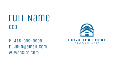 Roofing Real Estate Residential Business Card Image Preview