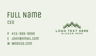 Roof Maintenance Builder Business Card Image Preview