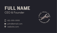 Wood Saw Tool Carpentry Business Card Image Preview