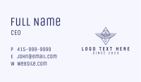 Carpentry Hammer Wings Business Card Image Preview