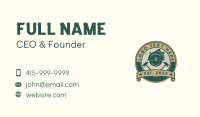 Woodcutting Lumber Badge Business Card Design