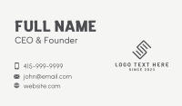 Minimalist Steel Construction Business Card Image Preview