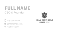 Medieval Wolf Emblem Business Card Image Preview