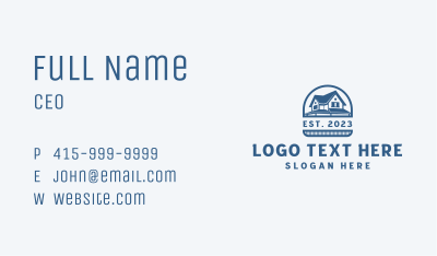 Property Residence Roofing Business Card Image Preview