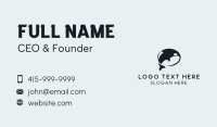 Orca Whale Aquarium Business Card Image Preview