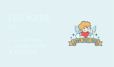 Love Cherub Angel Business Card Image Preview