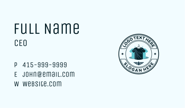 T-Shirt Clothes Boutique Business Card Design Image Preview