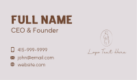 Female Body Emblem Business Card Image Preview