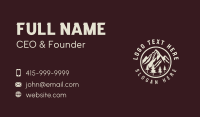 Mountain Summit Trek Business Card Preview