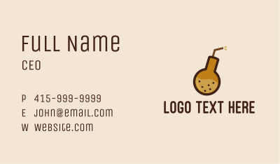 Milk Tea Bomb  Business Card Image Preview