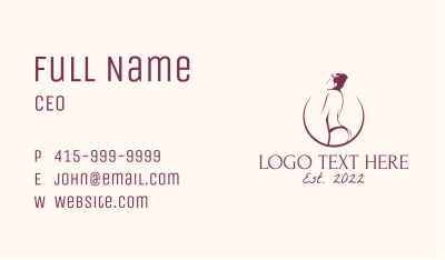 Feminine Wax Sexy Body Business Card Image Preview