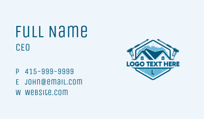 House Pressure Washing Business Card Image Preview