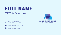 Tech Communication App Business Card Preview