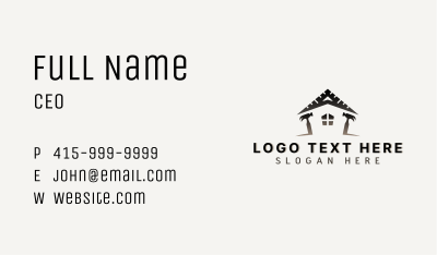 Renovation Hammer House Business Card Image Preview