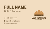 Croissant Wall Business Card Design