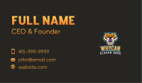 Tiger Sports Mascot Business Card Image Preview