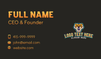 Tiger Sports Mascot Business Card Image Preview