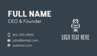 Tribal Owl Business Card Design