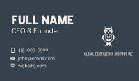 Tribal Owl Business Card Image Preview