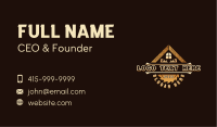 Lumber Saw Workshop Business Card Image Preview