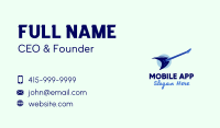 Blue Electric Guitar Business Card Image Preview