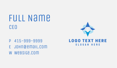 Star Bubble Car Washing Business Card Image Preview