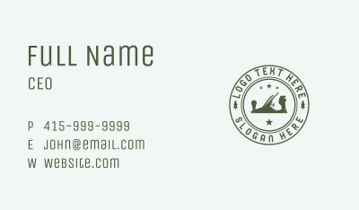 Hand Planer Carpentry Tools Business Card Image Preview