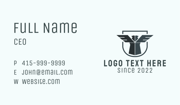 Eagle Shield Security  Business Card Design Image Preview