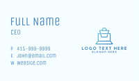 Laptop Bag Shopping  Business Card Image Preview