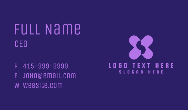 Gaming XS Monogram  Business Card Design Image Preview