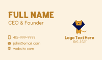 Zoo Lion Origami Business Card Design