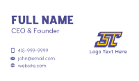 ST Sport Letter Business Card Image Preview