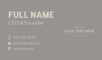 Classic Professional Elegant Brand   Business Card Image Preview