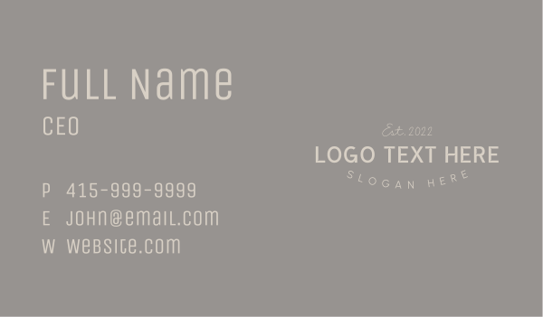 Classic Professional Elegant Brand   Business Card Design Image Preview