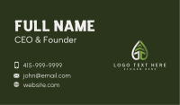 Eco Business Leaf Business Card Design